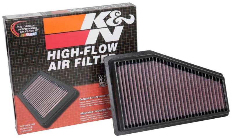 K&N 2019 Jeep Cherokee L4-2.4L V6-3.2L F/I Replacement Drop In Air Filter thumbnail 4