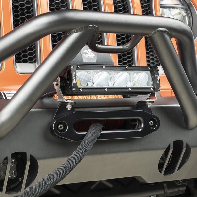 Rugged Ridge Hawse Fairlead Light Mount Bracket thumbnail 3