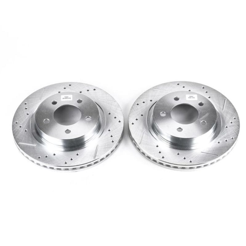 Power Stop 99-04 Chrysler 300M Front Evolution Drilled & Slotted Rotors - Pair - AR8345XPR