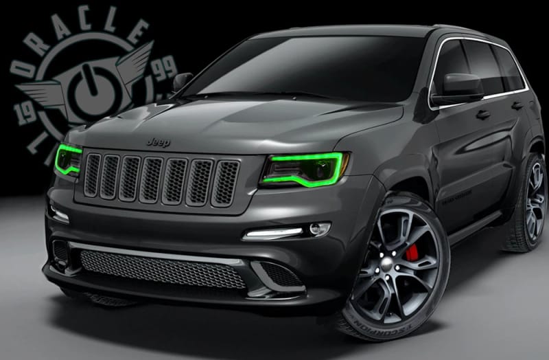 Oracle 1421 Jeep Grand Cherokee Dynamic Headlight DRL Upgrade Kit ColorSHIFT Dynamic
