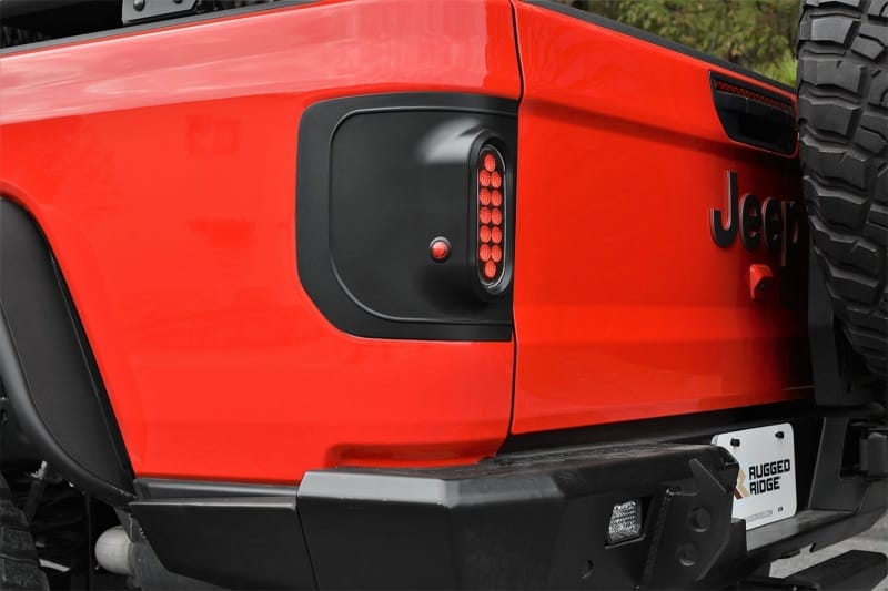 Rugged Ridge 20-24 Jeep Gladiator Flush Mount Tail Light (Pair) - Blk thumbnail 2