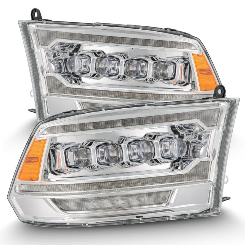 AlphaRex 09-18 Ram 2500 NOVA LED Proj Headlights Plank Style Chrome w/Activ Light/Seq Signal/DRL thumbnail 2