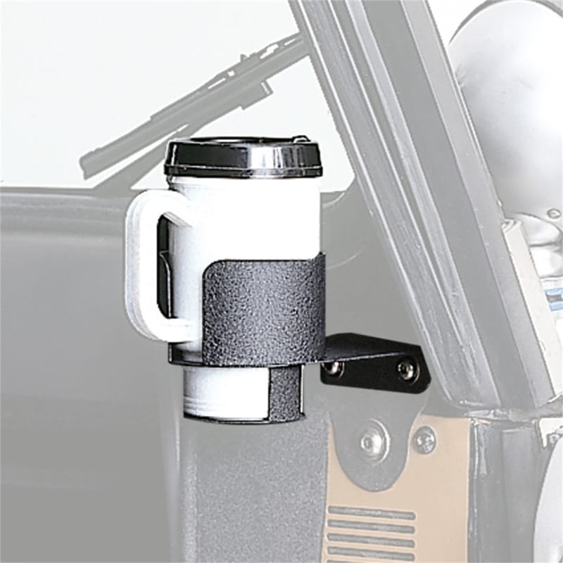 Rugged Ridge Cup Holder Windshield Mount 76-95 Jeep CJ / Jeep Wrangler thumbnail 3