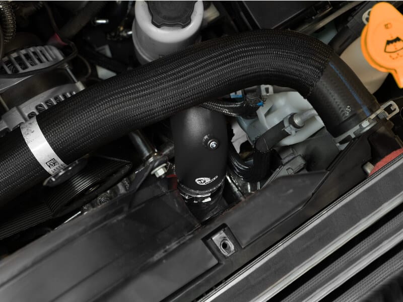 aFe BladeRunner 3-1/2in Aluminum Cold Charge Pipe Black RAM Diesel Trucks 25-26 L6-6.7L (td) thumbnail 4
