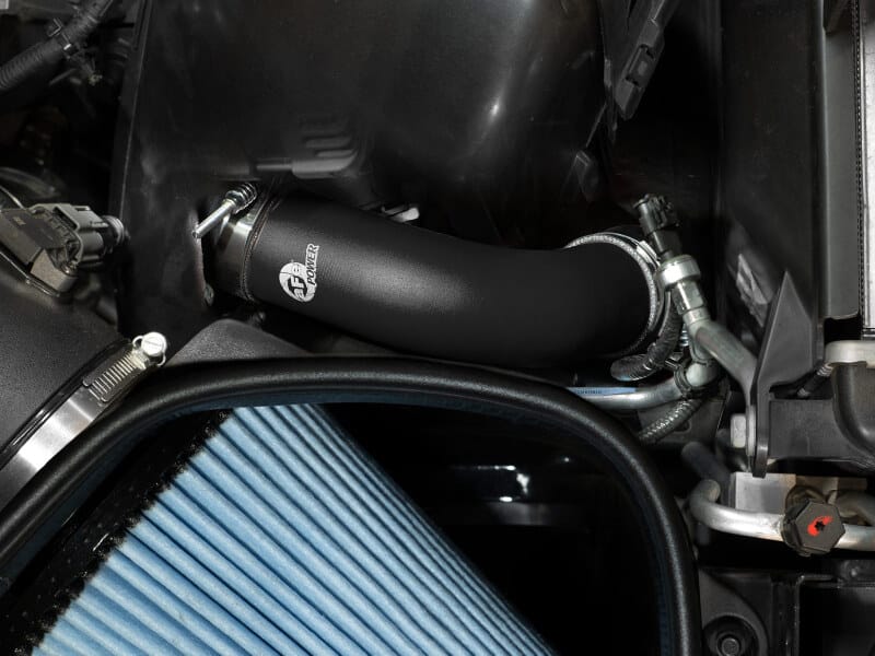 aFe BladeRunner 3in Aluminum Hot Charge Pipe Black RAM Diesel Trucks 25-26 L6-6.7L (td) thumbnail 4