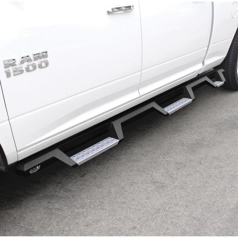 Westin 19-23 1500 Classic CC / 10-23 2500/3500 CC 6.5ft. HDX SS Drop W2W Nerf Step Bars - Tex. Blk thumbnail 3