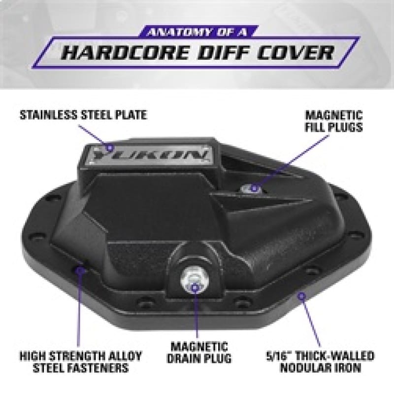 Yukon Gear Hardcore Nodular Iron Cover for Chrysler 9.25in Rear Differential thumbnail 6