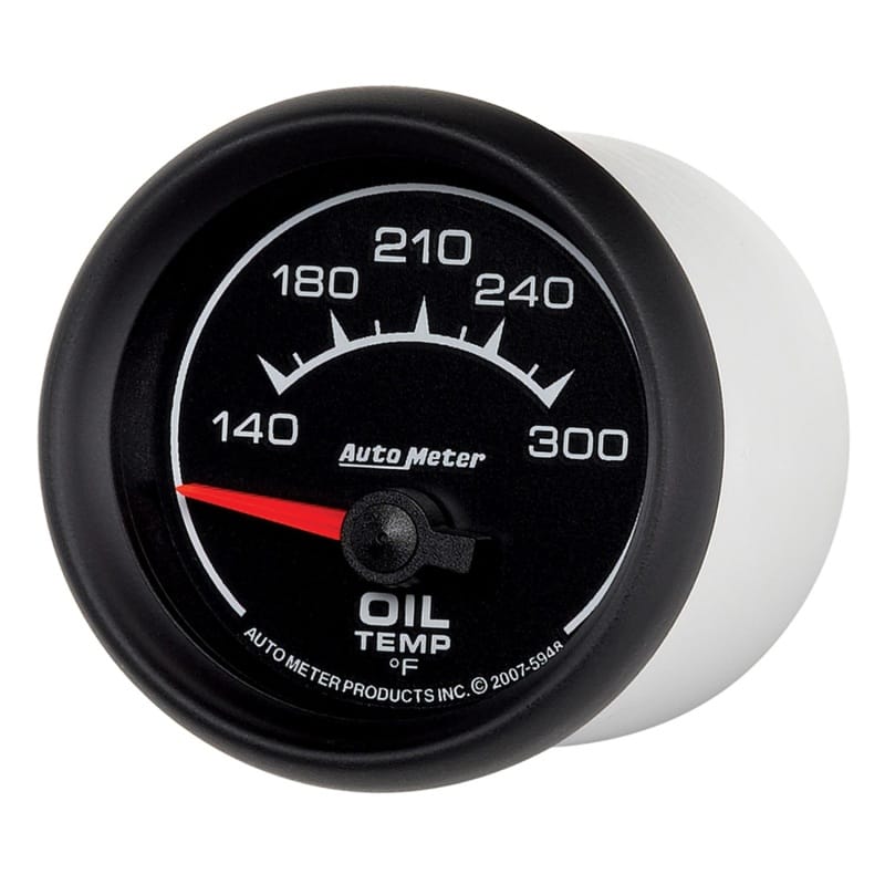 AutoMeter Gauge Oil Temp 2-1/16in. 140-300 Deg. F Electric Es thumbnail 2