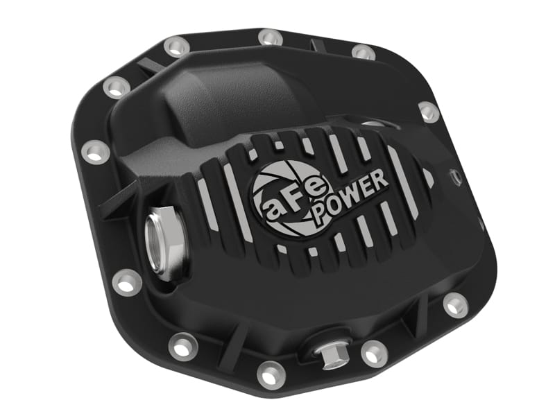 aFe 18-23 Jeep Wrangler JL Pro Series (Dana M186) Front Diff Cover w/ Oil - Black thumbnail 2