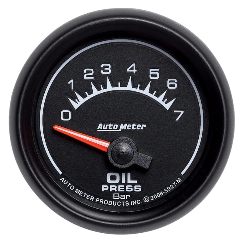 Autometer ES 52.4mm 0-7 Bar Oil Pressure SSE Gauge thumbnail 2