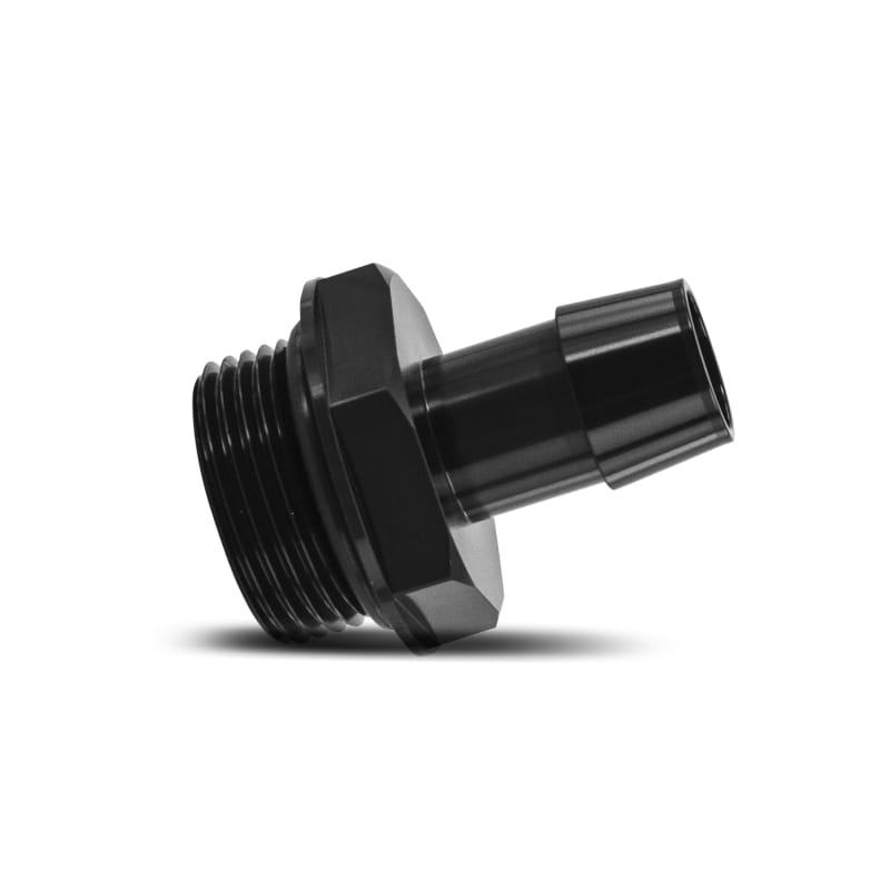 Mishimoto -16ORB to 3/4in. Hose Barb Aluminum Fitting - Black thumbnail 2