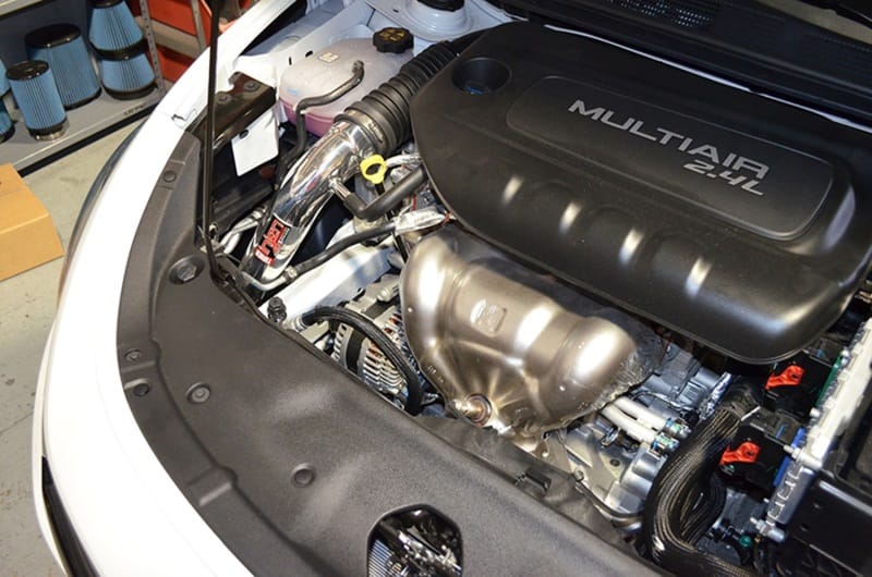 Injen 13-14 Dodge Dart 2.4L Tiger Shark 4 Cyl Black Cold Air Intake w/ MR Tech thumbnail 2