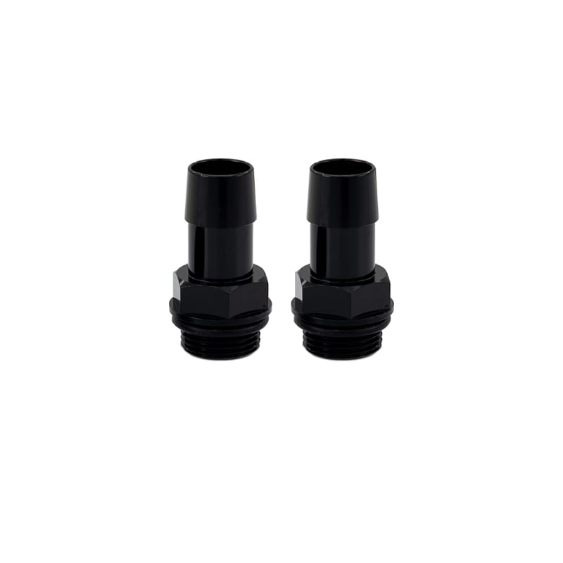 Mishimoto 2pcs. M20x1.5 5/8in Aluminum Catch Can Fittings - Black thumbnail 2