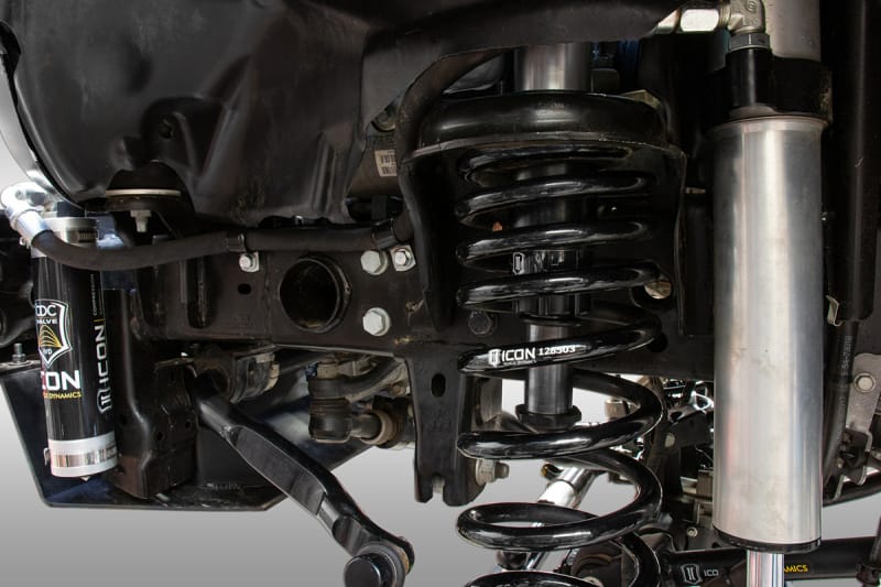 ICON 2020+ Jeep Gladiator JT / 2007+ Jeep Wrangler JK/JL Front Hydraulic Bump Stop Kit thumbnail 2