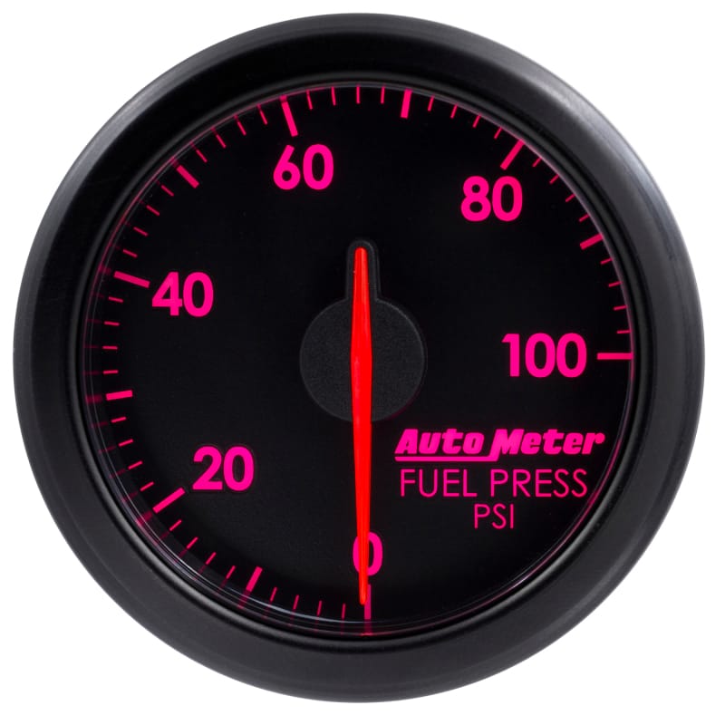 Autometer Airdrive 2-1/6in Fuel Pressure Gauge 0-100 PSI - Black thumbnail 5