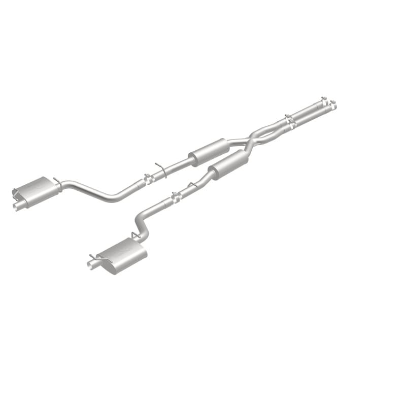MagnaFlow Cat-Back SS 2.5in Dual Split Rear Exit (OEM Tips) 15-16 Dodge/Chrysler Charger/300 5.7L V8 thumbnail 2