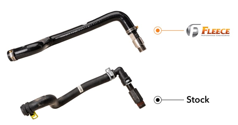 Fleece Performance 03-24 Ram 2500/3500 Cummins Heater Core Replacement Hose & Fitting thumbnail 4