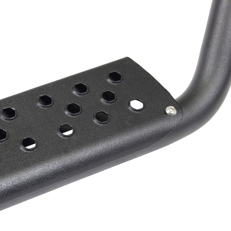 Go Rhino Dominator Extreme D6 SideSteps - Tex Blk - 4in Drop Down Steps (Pair)