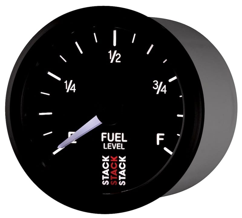 Autometer Stack Instruments 52mm 0-280 Ohm Programmable Pro Stepper Motor Fuel Level Gauge - Black thumbnail 3