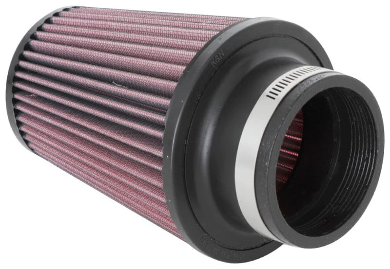 K&N Universal Clamp-On Air Filter 3in Flange ID x 5in Base OD x 3.5in Top OD x 6in Height thumbnail 2