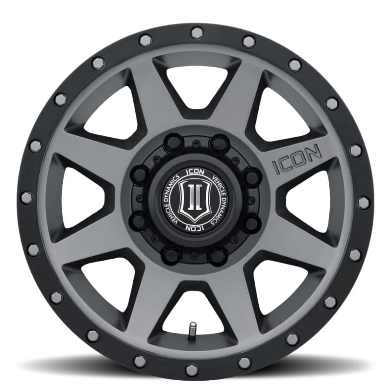 ICON Rebound 17x8.5 8x6.5 13mm Offset 5.25in BS 121.4mm Bore Titanium Wheel thumbnail 3