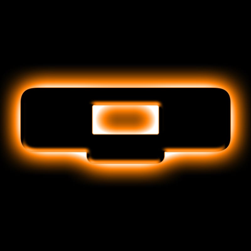 ORACLE Lighting Universal Illuminated LED Letter Badges - Matte Blk Surface Finish - Q - 3141-Q-005
