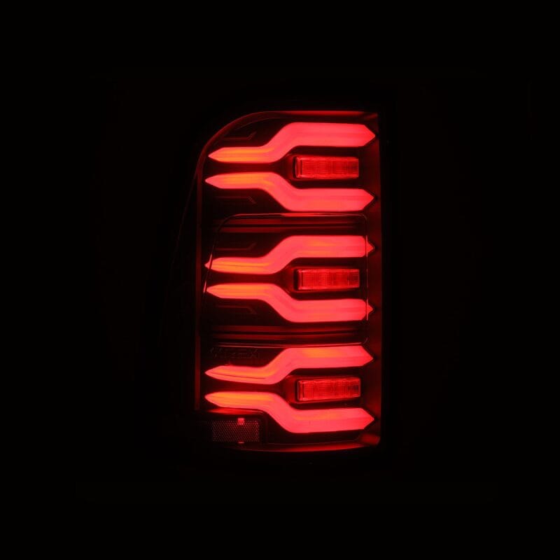 AlphaRex 19-21 Dodge Ram 1500 Luxx-Series LED Tail Lights Black w/Activ Light/Seq Signal thumbnail 3