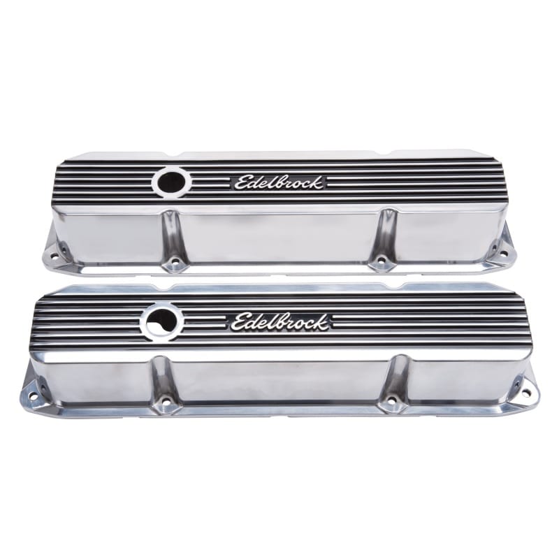 Edelbrock Valve Cover Elite II Chrysler 383-440 Big Block V8 Polished thumbnail 2