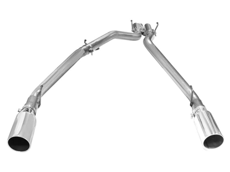 aFe MACHForce XP DPF-Back Exhaust 3in SS w/ 5in Polished Tips 2014 Dodge Ram 1500 V6 3.0L EcoDiesel thumbnail 2