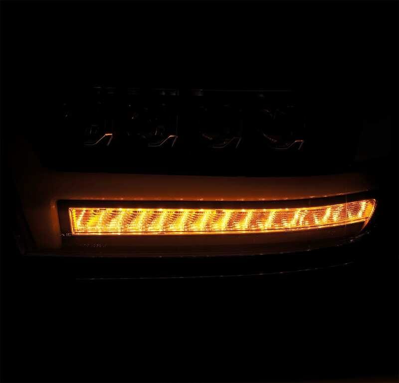 AlphaRex 19-20 Ram 1500HD NOVA LED Proj Headlights Plank Style Gloss Blk w/Activ Lght/Seq Signal/DRL thumbnail 4