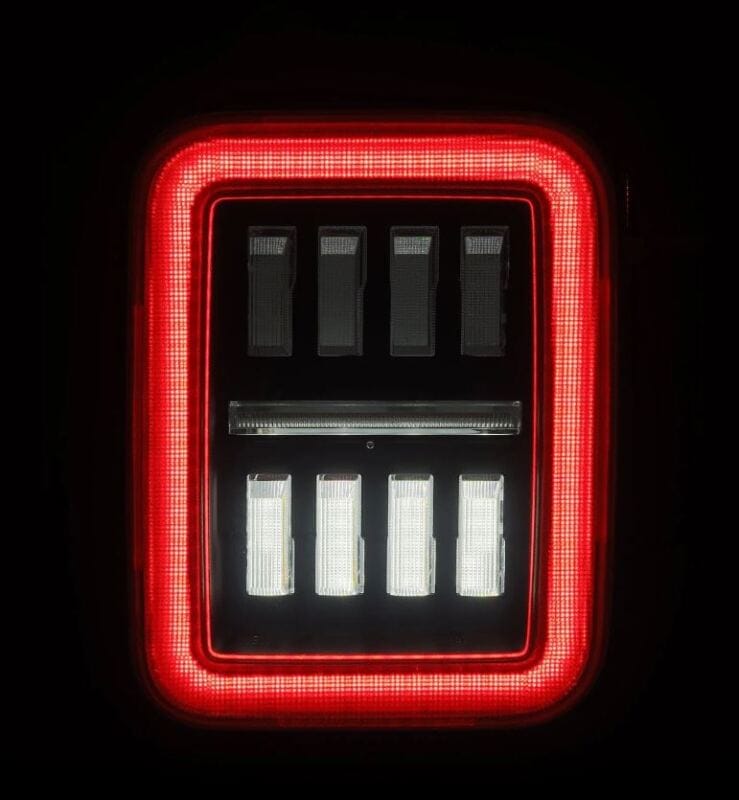 AlphaRex 19-24 Jeep Gladiator JT Nova-Series Prismatic LED Tail Lights - Alpha-Black thumbnail 5
