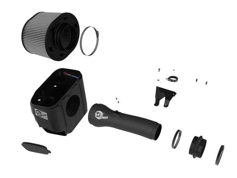 aFe 2025+ Dodge Ram 1500 RHO Track Series Carbon Fiber Cold Air Intake System w/ Pro Dry S