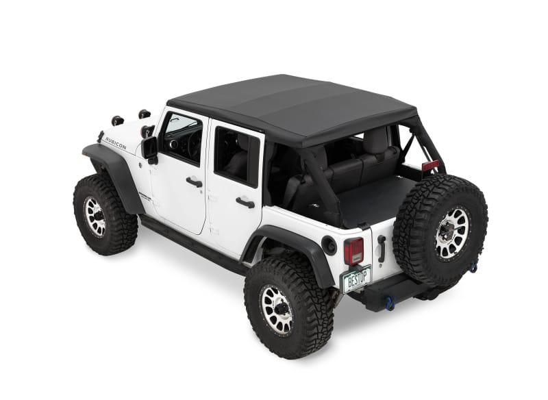 Bestop 07-18 Jeep Wrangler JK 4-Door Ascent (Black Diamond)
