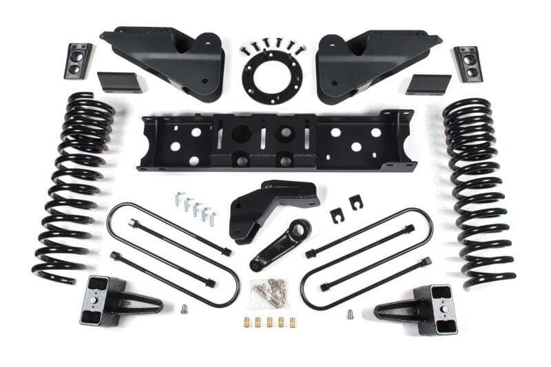 Zone Offroad 2019 Ram 3500 4.5in Radius Arm Brkt 3in Rr Block w/o Overload 8-Bolt TCase Nitro Shocks