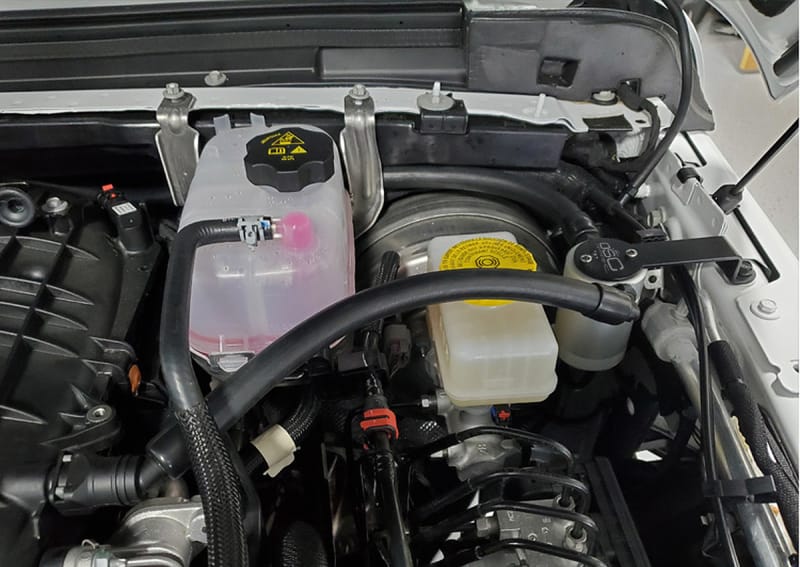 J&L 18-25 Jeep Wrangler JL 3.6L Driver Side Oil Separator 3.0 - Clear Anodized thumbnail 2