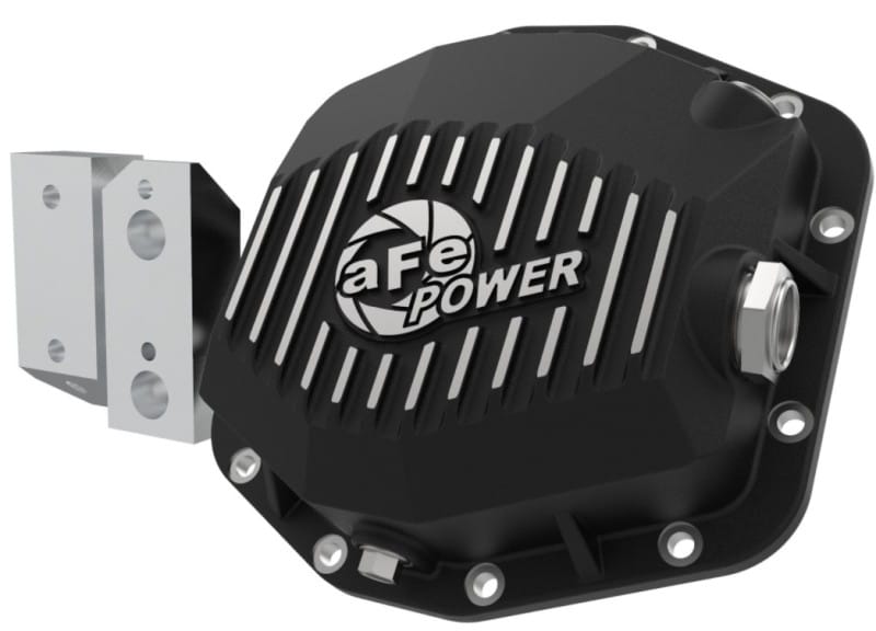 aFe Street Series Rear Differential Cover Black w/Machined Fins 20+ Jeep Gladiator JT (Dana M220) thumbnail 2