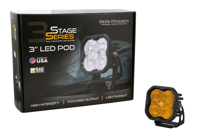 Diode Dynamics SS3 Max ABL - Yellow SAE Fog Standard (Single) thumbnail 4