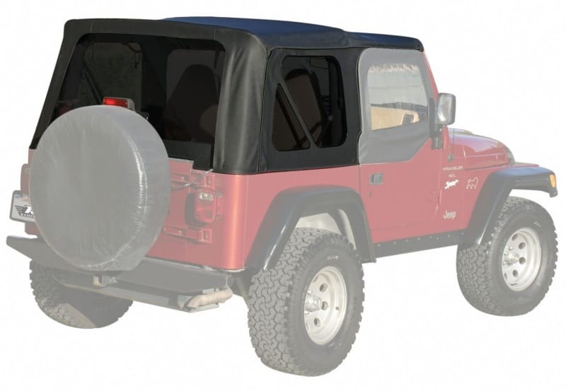 Rampage 1997-2006 Jeep Wrangler(TJ) OEM Replacement Top - Black Diamond - 99335 thumbnail 3