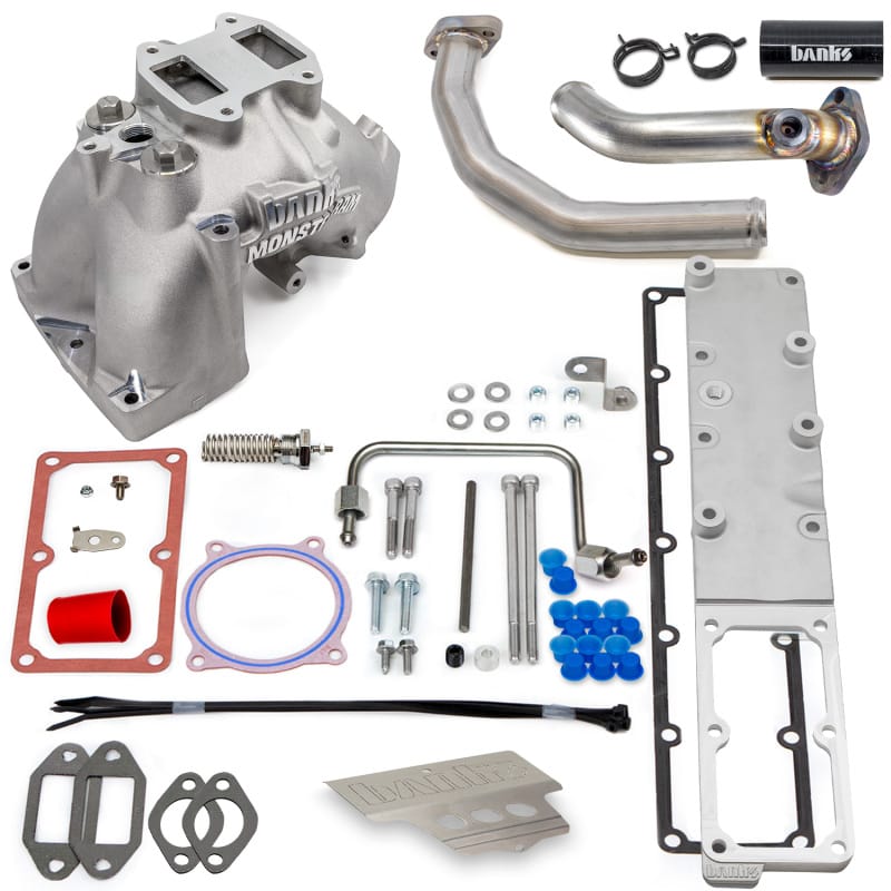 Banks Power 19-24 Ram 3500/4500/5500 6.7L Diesel Monster-Ram Intake System w/Fuel Line - Natural thumbnail 3
