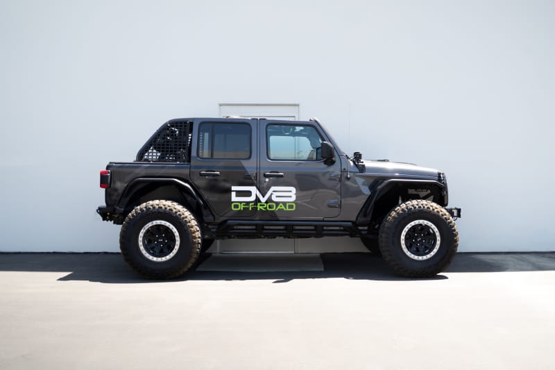 DV8 Offroad 18-23 Jeep Wrangler JL 4 Door FS-15 Series Rock Sliders thumbnail 2