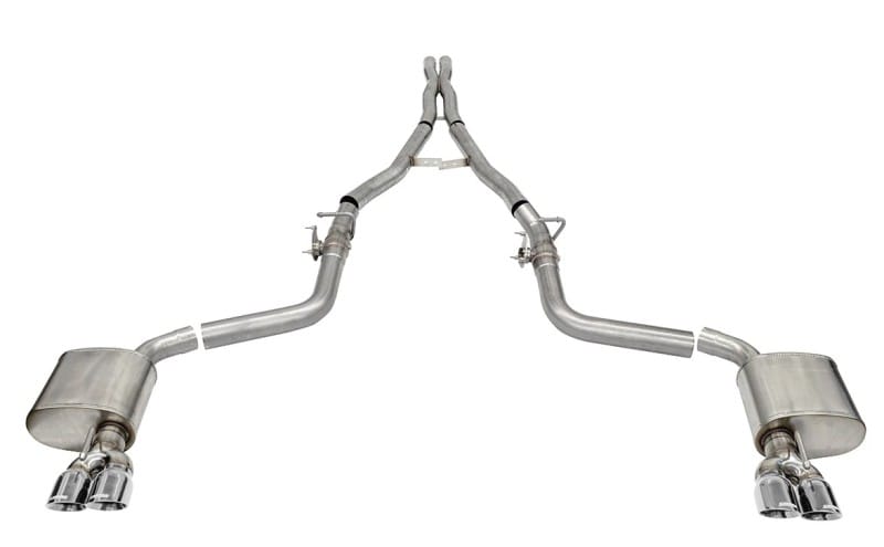 Corsa 15-23 Challenger SRT/Hellcat/Demon/Redeye 2.75in Valved CB DR Exit w/ Twin 3.5in Pol Pro Tips thumbnail 2
