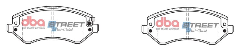 DBA 01-07 Chrysler Town & Country Street Series Front Brake Pads thumbnail 2