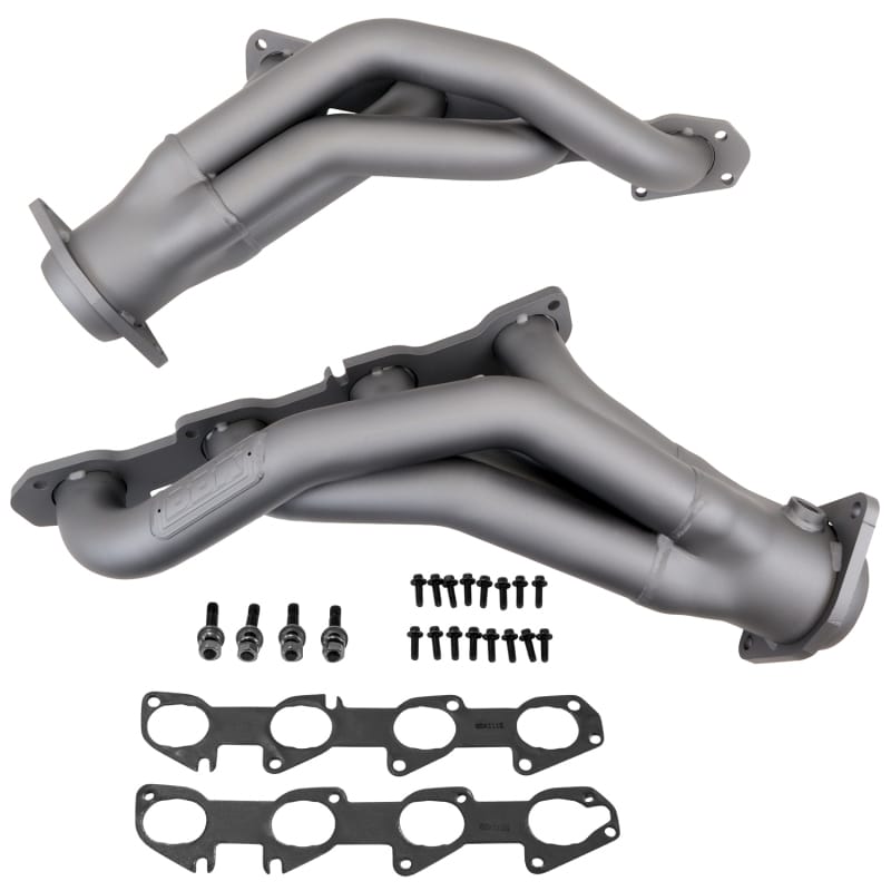 BBK 11-20 Dodge Challenger Hemi 6.4L Shorty Tuned Length Exhaust Headers - 1-7/8in Titanium Ceramic thumbnail 2