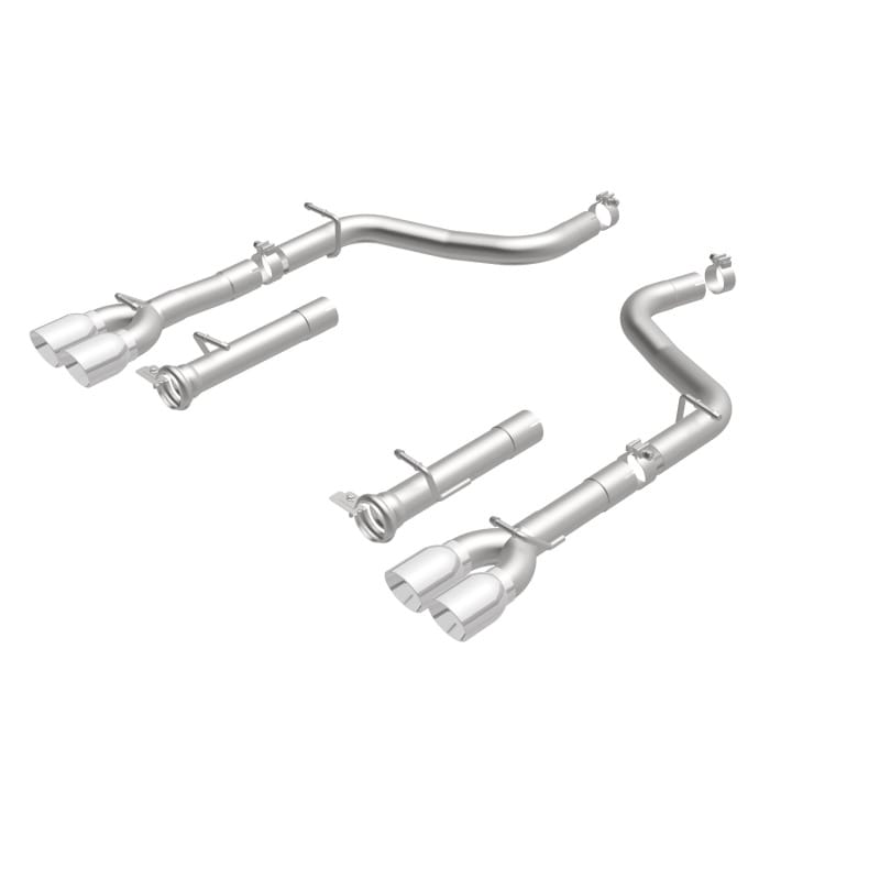 MagnaFlow Axle-Back, SS, 2.5in, Quad Split Rear 3.5in Tip 2015 Dodge Challenger R/T 5.7L thumbnail 2