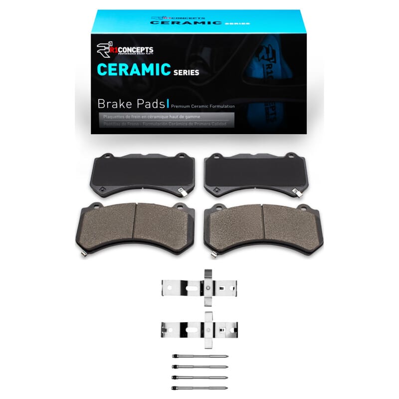 R1 2012-2025 Dodge Durango Front R1 Ceramic Pads & Hardware Kit - 2310-1405-02