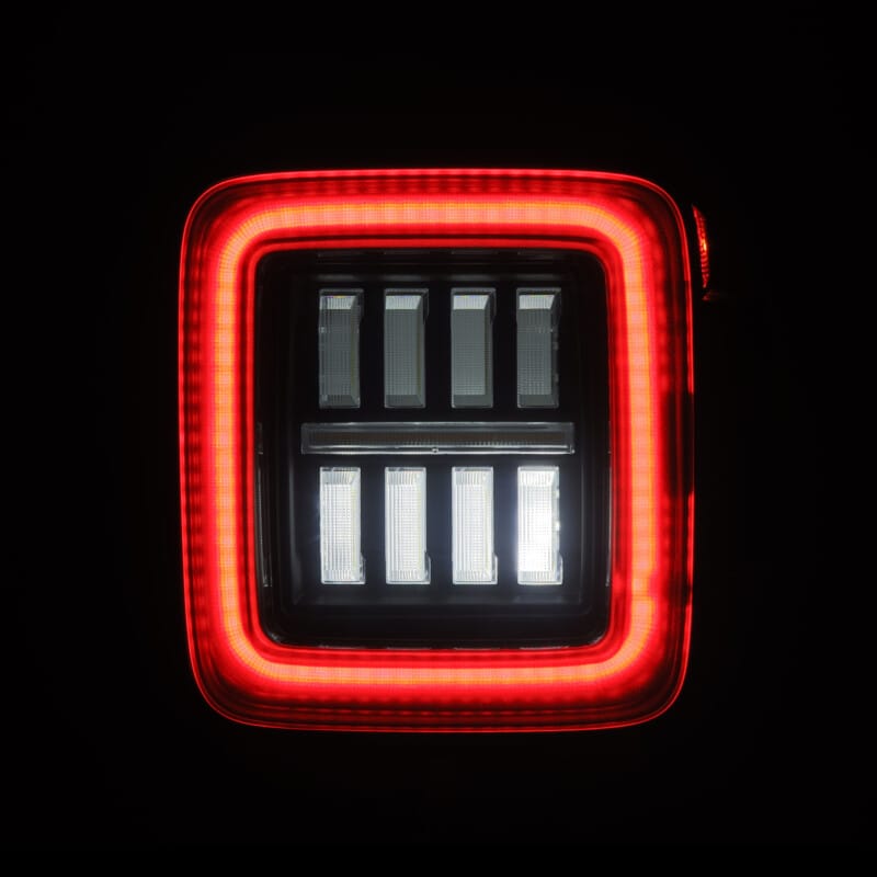 AlphaRex 18-23 Jeep Wrangler JL NOVA Prismatic LED Taillights Alpha-Black thumbnail 8