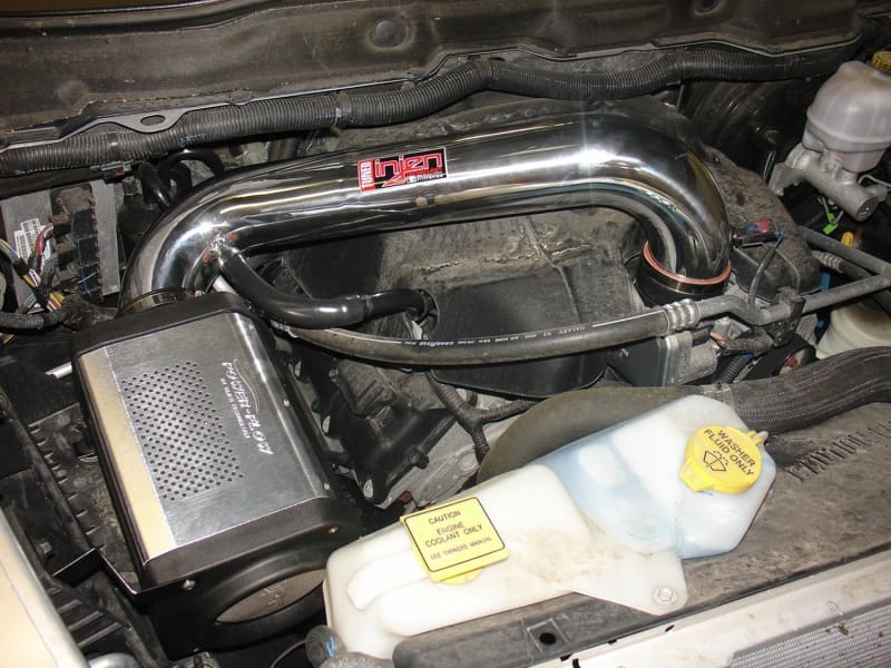 Injen 09-10 Dodge Ram Truck 5.7L-V8 HEMI Power Flow w/ Box Wrinkle Black Power-Flow Air Intake Syste thumbnail 2