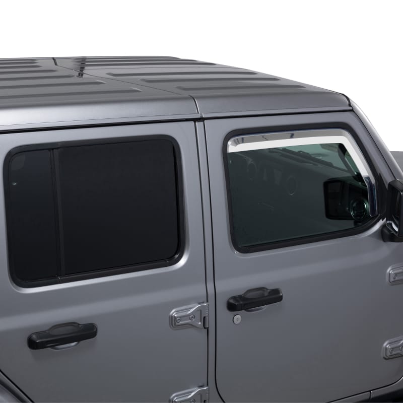 Putco 20-21 Jeep Gladiator JT/JL Element Chrome Window Visors (Front Only) thumbnail 3