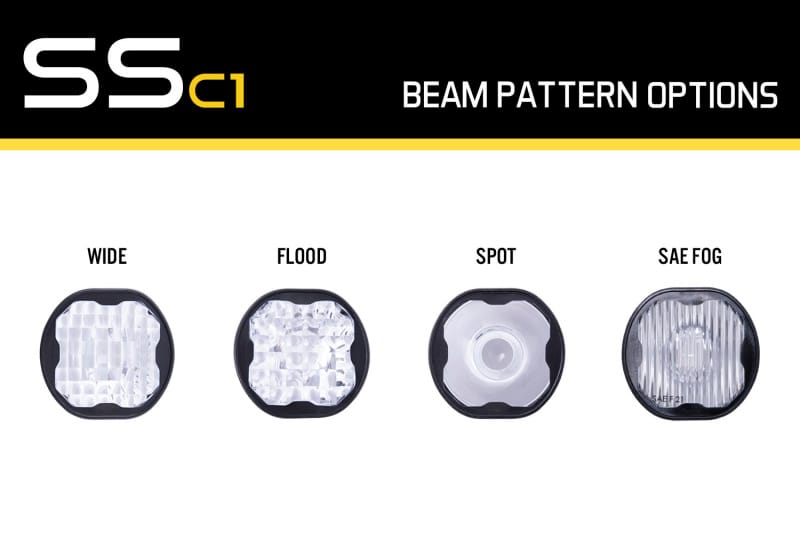 Diode Dynamics Stage Series C1 Lens Wide Clear thumbnail 3