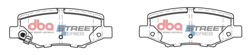DBA 07-17 Jeep Wrangler Street Series Rear Brake Pads thumbnail 2